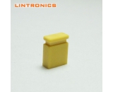2.54mm yellow mini jumper closed selective plating