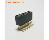 2.54mm female socket right angle PBT 1u