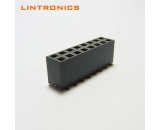 2.54 female header with cap SMT selective plating tube