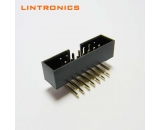 2.0mm box shrouded header RA matte tin thermoplastic