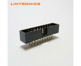 2.0mm box header shrouded straight flash gold