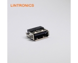 USB 2.0 Type A low profile SMD SMT 4 Pin receptacle