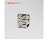 USB 2.0 Type A Right Angle 4 Pin receptacle