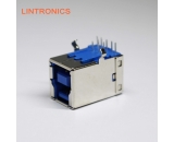 USB 3.0 receptacle Type B Though Hole with poles